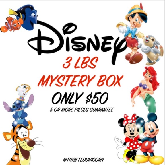 Disney Other - 3+ lbs Disney Pixar Mystery Box Mickey Cute Unique